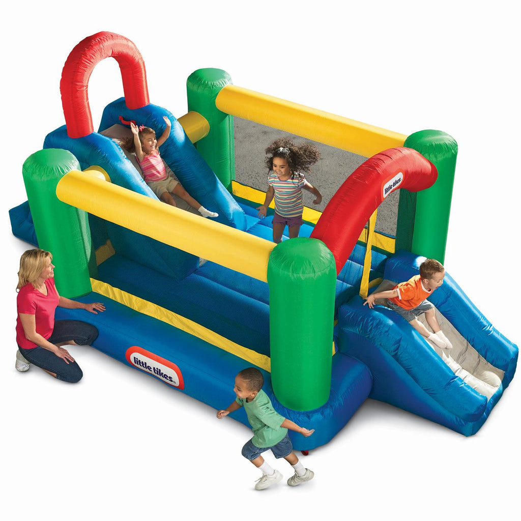 Jump 'n Double Slide Bouncer - Image 1