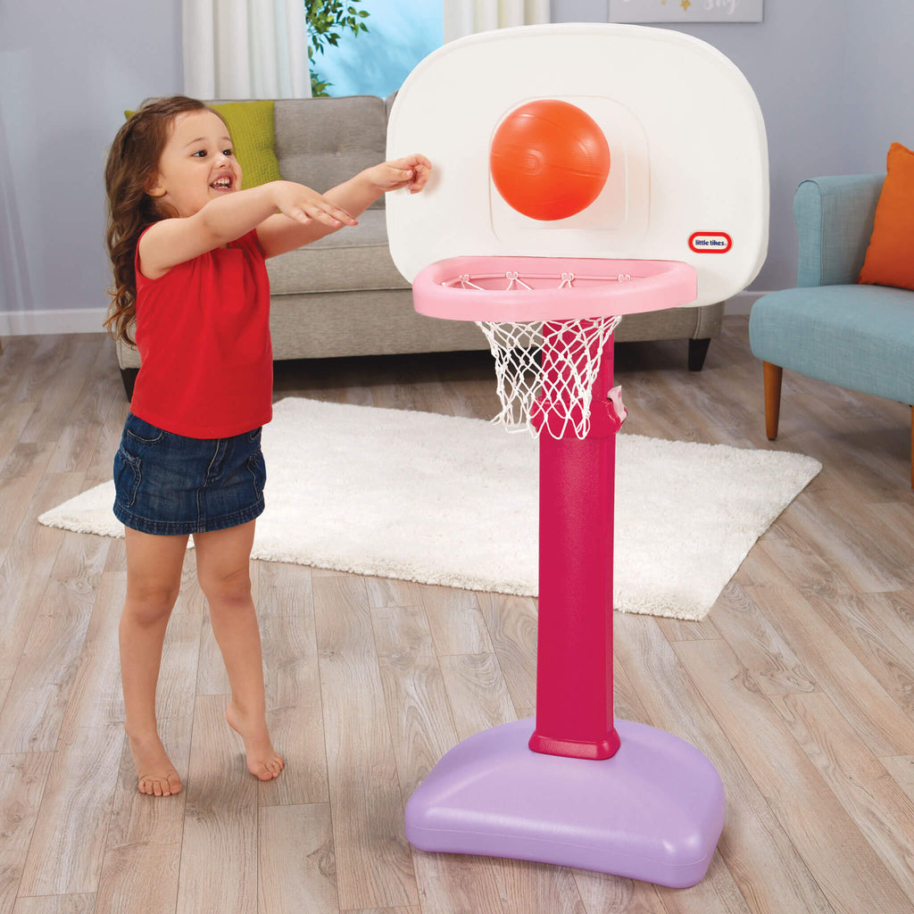 TotSports™ Easy Score™ Basketball Set - Pink - Image 3
