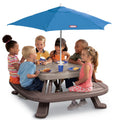 Fold 'n Store™ Picnic Table with Market Umbrella - Image 1