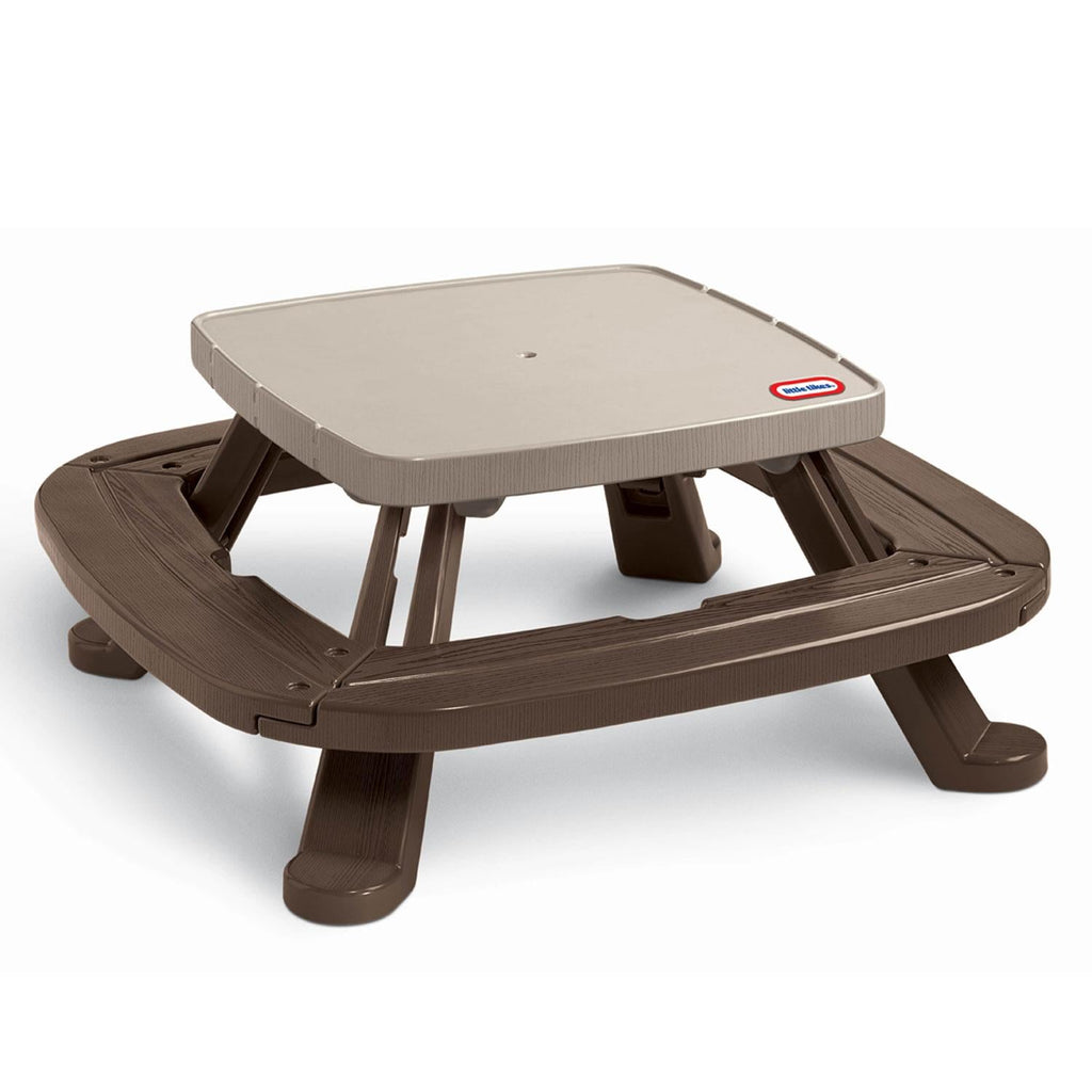 Fold 'n Store™ Picnic Table with Market Umbrella - Image 3